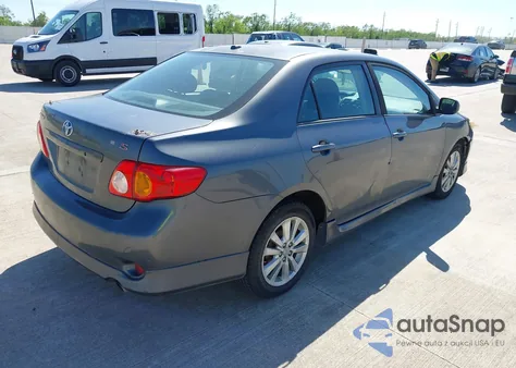 2010 Toyota Corolla S z USA, uszkodzony, nr VIN 2T1BU4EE7AC262792